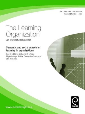 cover image of The Learning Organization, Volume 12, Issue 5